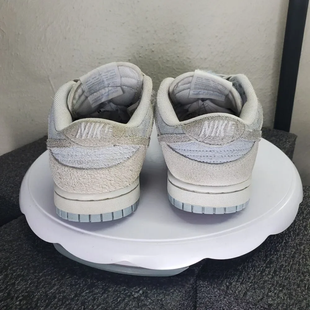 Nike Shoes Dunk Low FZ3779-025 Sneaker Women's 6 Grey Fog Light Blue Suede